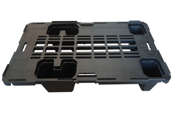 Ćwierć paleta plastikowa do ekspozycji towaru w sklepach